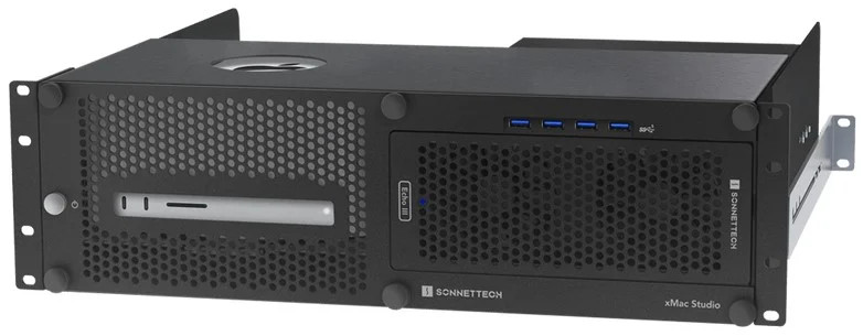Sonnet XMAC-STD-IIDV Pro 3U Rackmount Enclosure for Mac Studio With Echo II DV