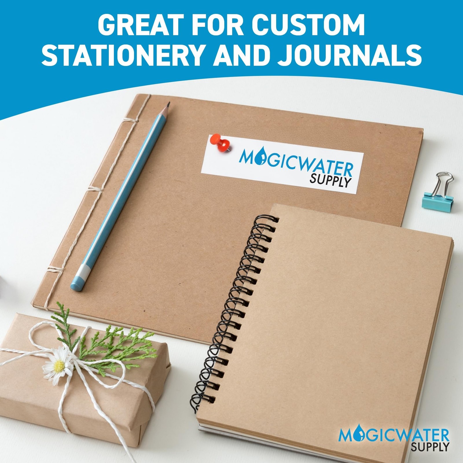 MagicWater Chipboard Sheet for DIY Projects - 11x17 Inch - 25 Pack - 50 pt - ...