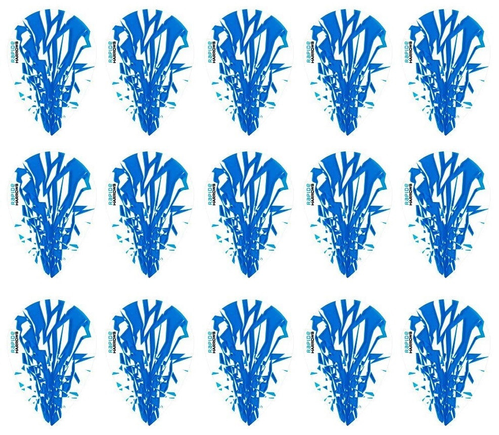 5 New Sets Harrows Rapide Pear Dart Flights – Ships w/ Tracking - Aqua