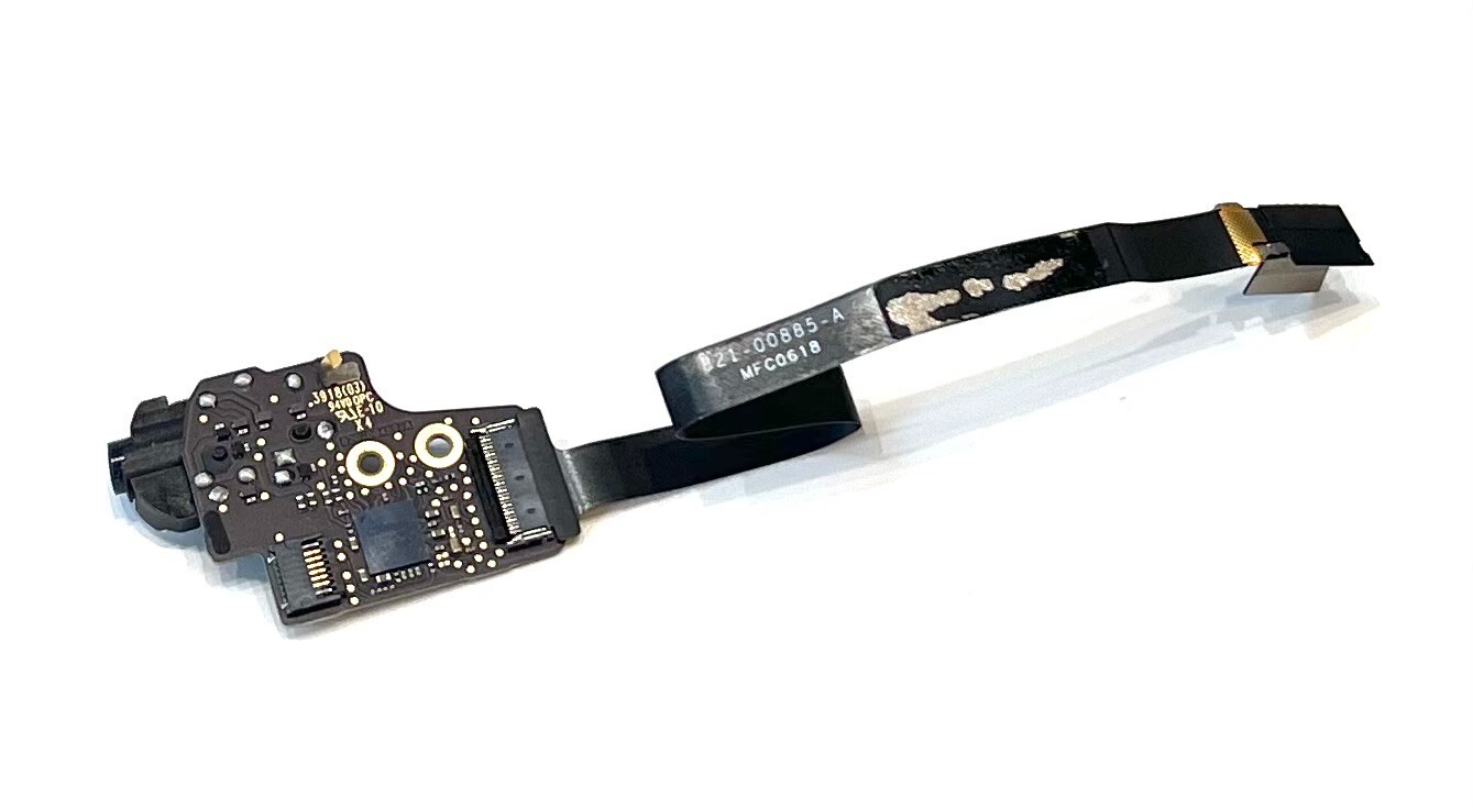 A1534 MacBook Retina 12” 2017 Genuine Audio Jack Board Flex w/ Cable 821-00885-A