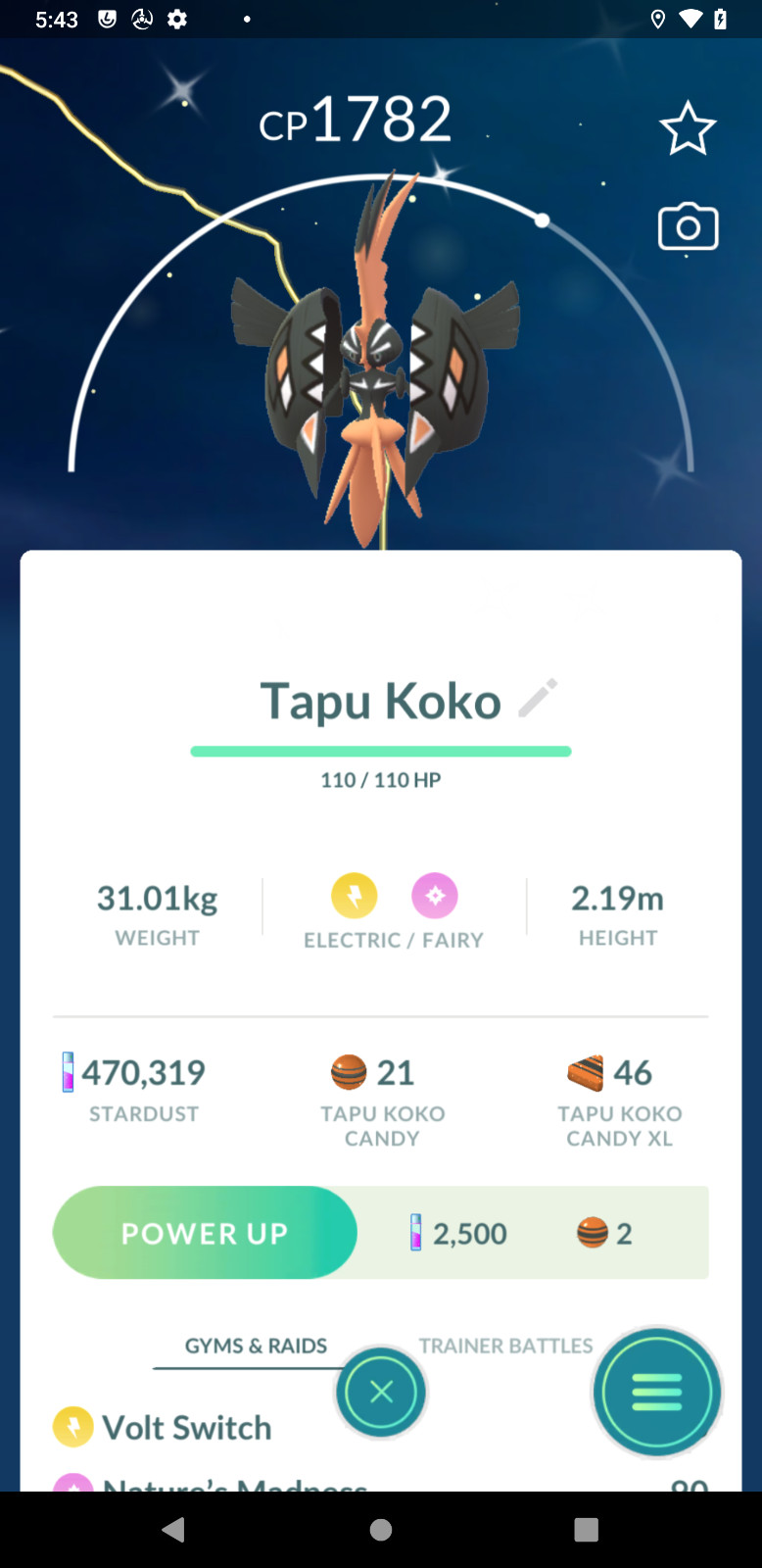 Shiny Tapu Koko - Mini PTC