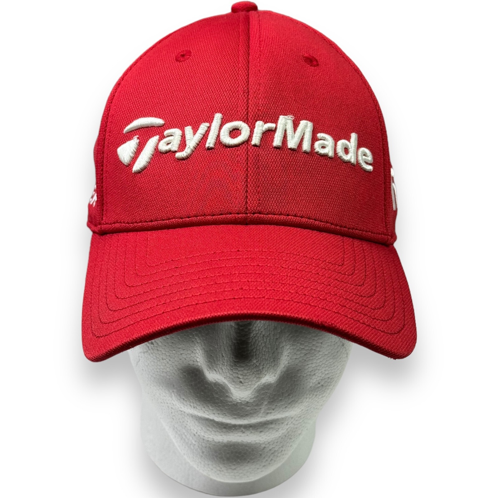 TaylorMade Golf Adjustable Hat Strapback Cap R 15 Tour Headwear Embroidered Red