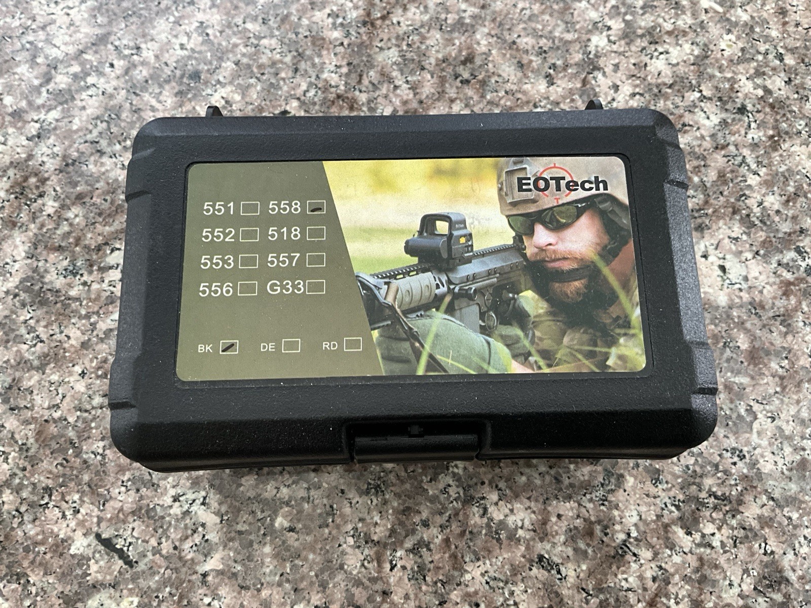 Airsoft 558 Tactical Scope QR Weapon Holographic Red Dot Sight Green Dot EXPS3-