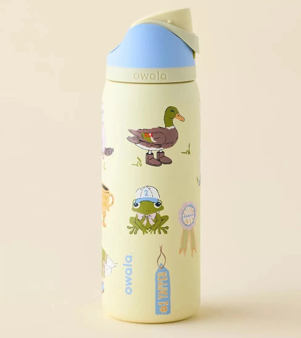 Owala UO Exclusive "Party Animals" 32oz Freesip Water Bottle - Portable
