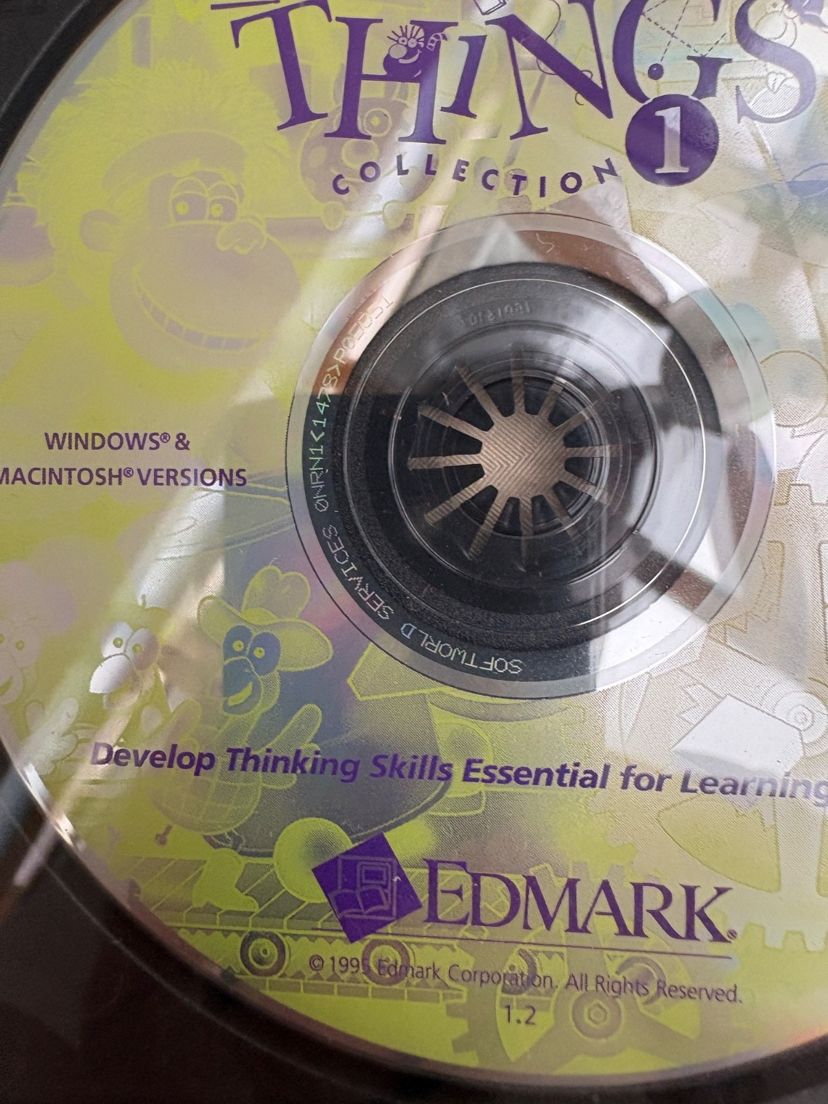 1995 EDMARK THINKIN THINGS COLLECTION WINDOWS & MACINTOSH VERSIONS 1.2 CD