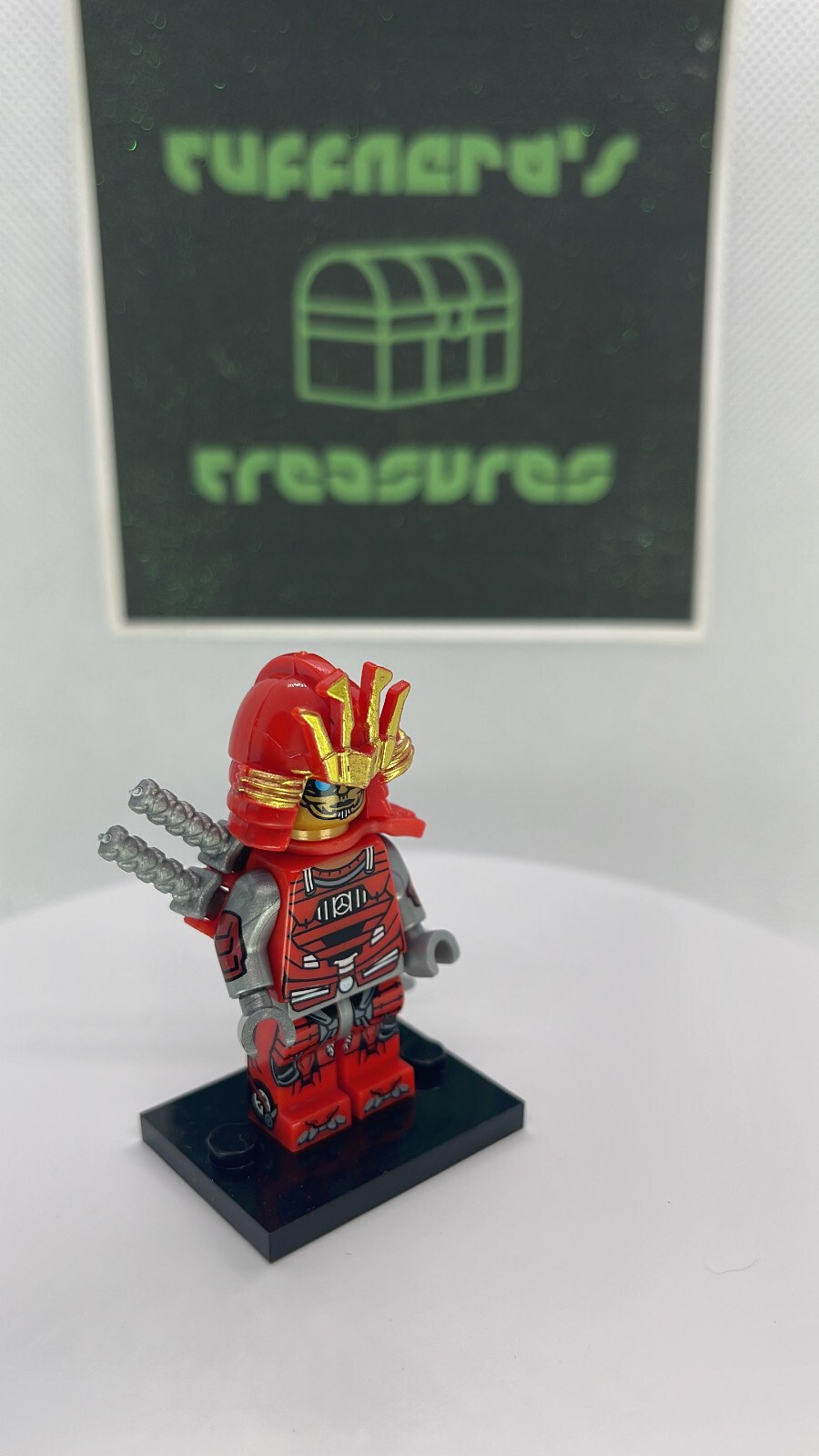 Custom PAD Printed TRANSFORMERS DRIFT (RED SAMURAI) Minifigure