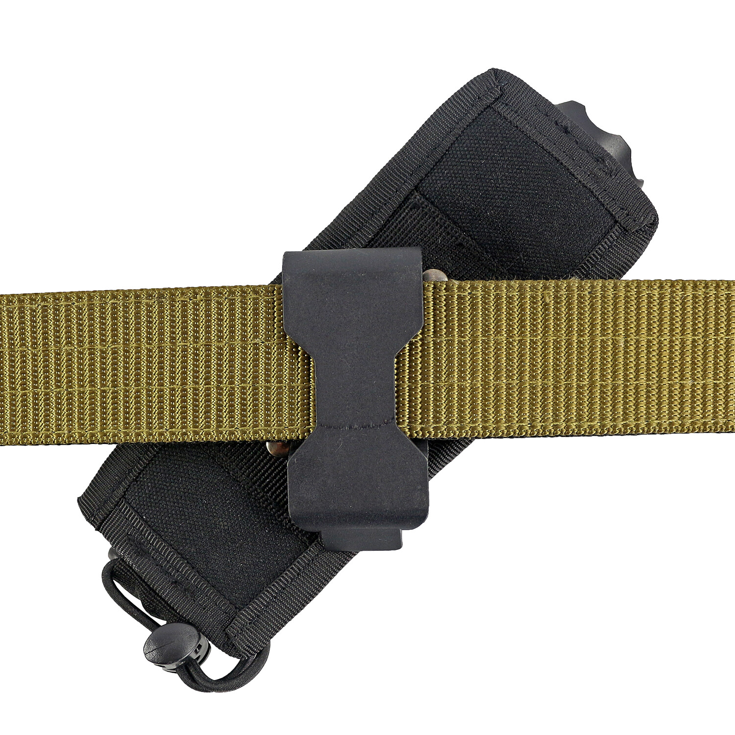 Tactical Flashlight Pouch Rotatable Flashlight Holder Belt Clip with 360 Degree