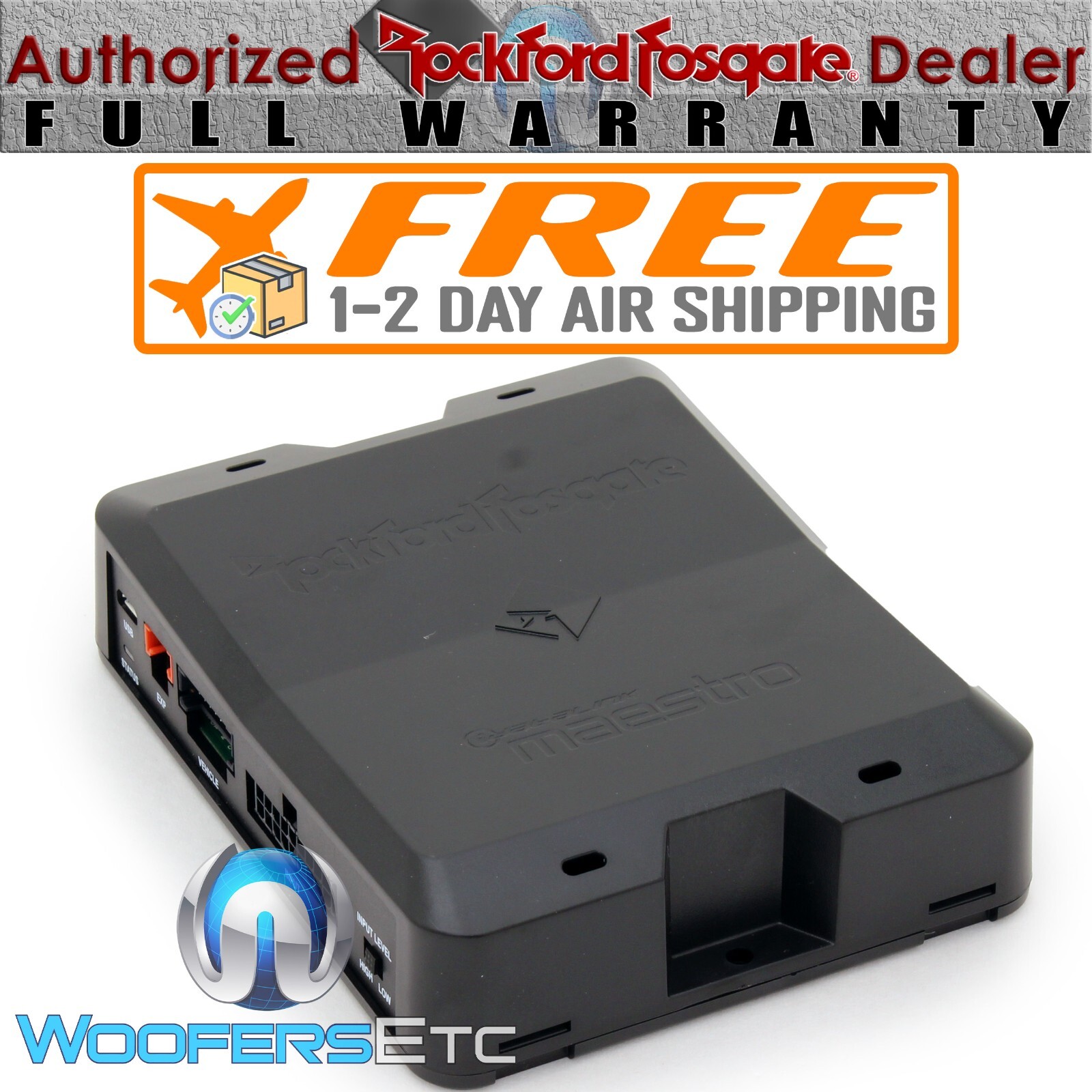 ROCKFORD FOSGATE DSR1 DIGITAL SIGNAL PROCESSOR MAESTRO FREE 1-2 DAY AIR SHIPPING