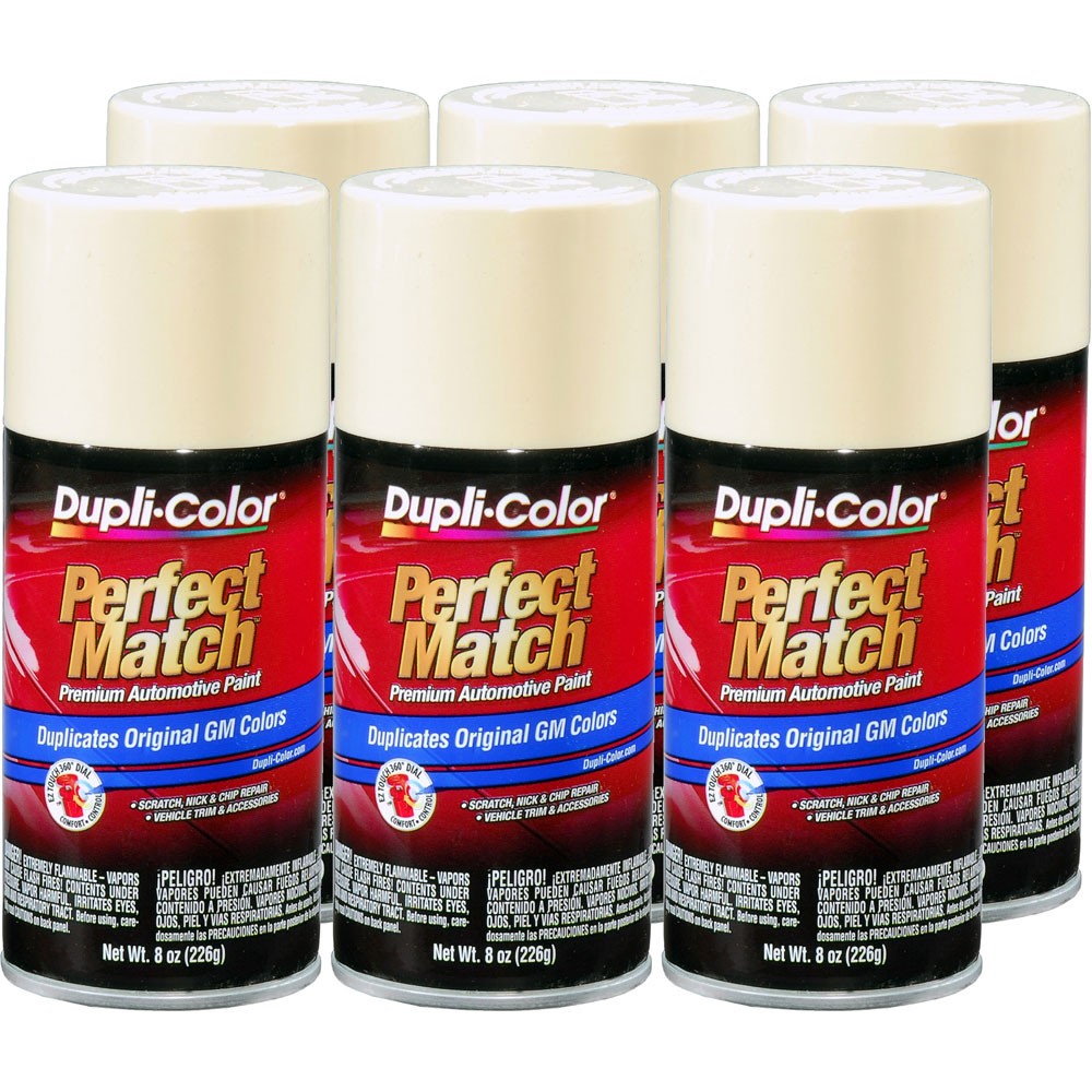 Duplicolor BGM0545 (6-Pack), Perfect Match Aerosol Paint GM 60, Santa Fe Tan