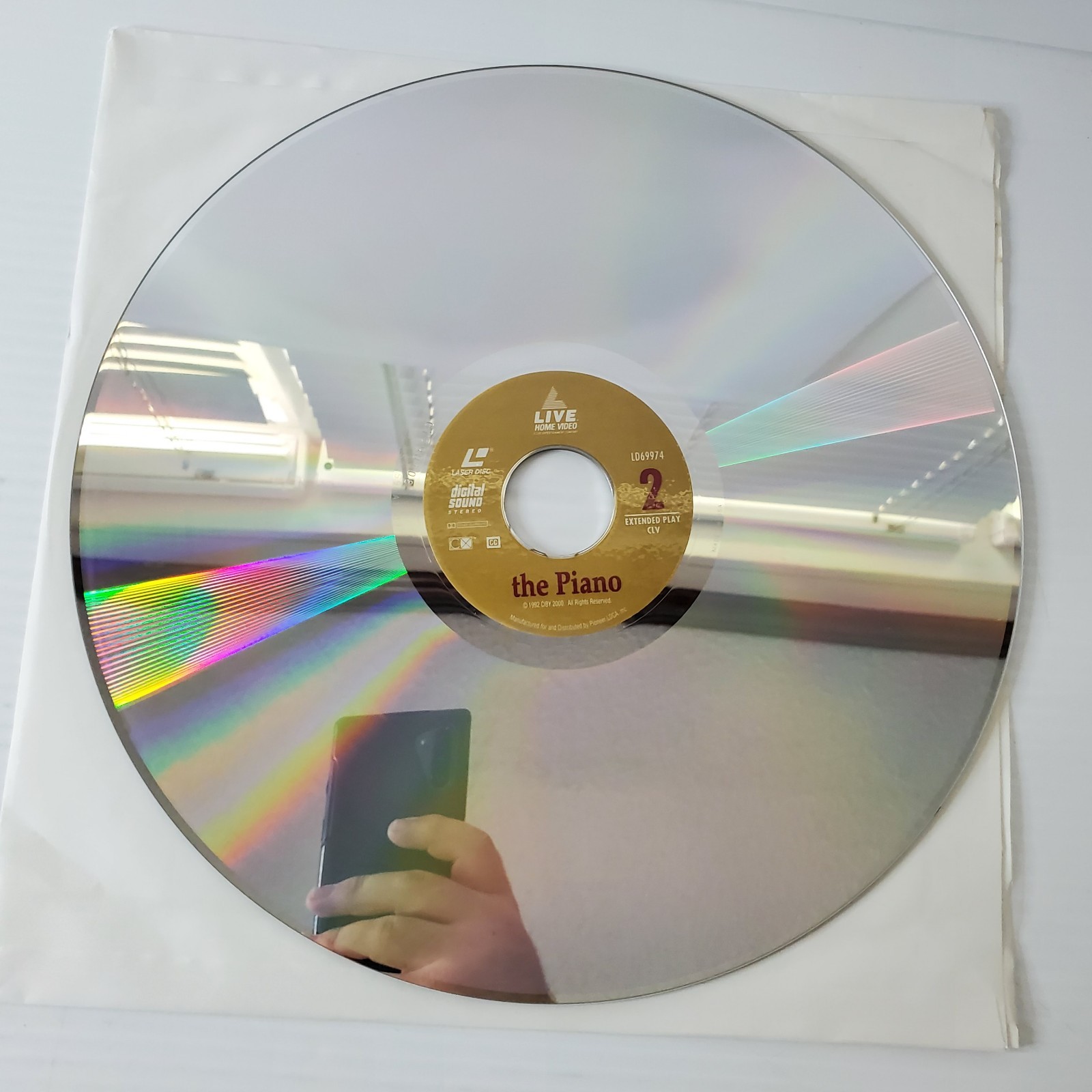 The Piano Laserdisc Vintage 2 Disc Set Jane Campion Extended Play