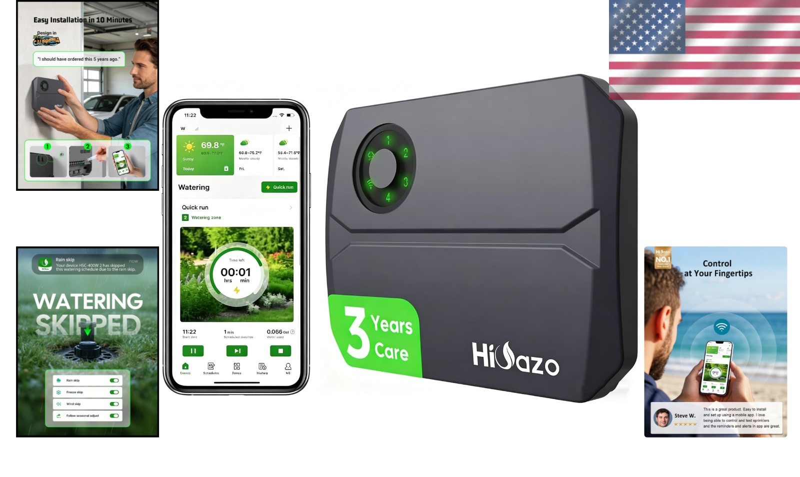 Weather-Adaptive Smart Sprinkler Controller - Save Water & Nurture Plants