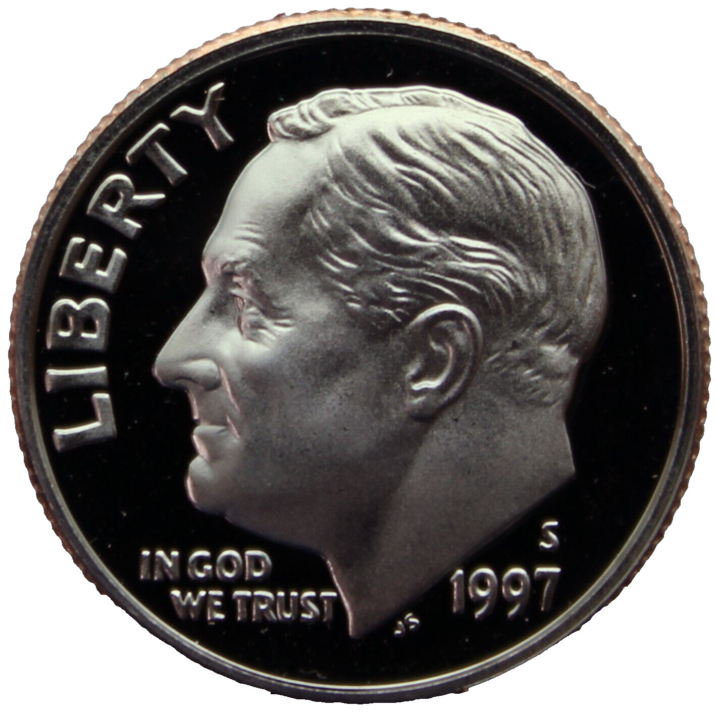 1997-S Proof Roosevelt Dime
