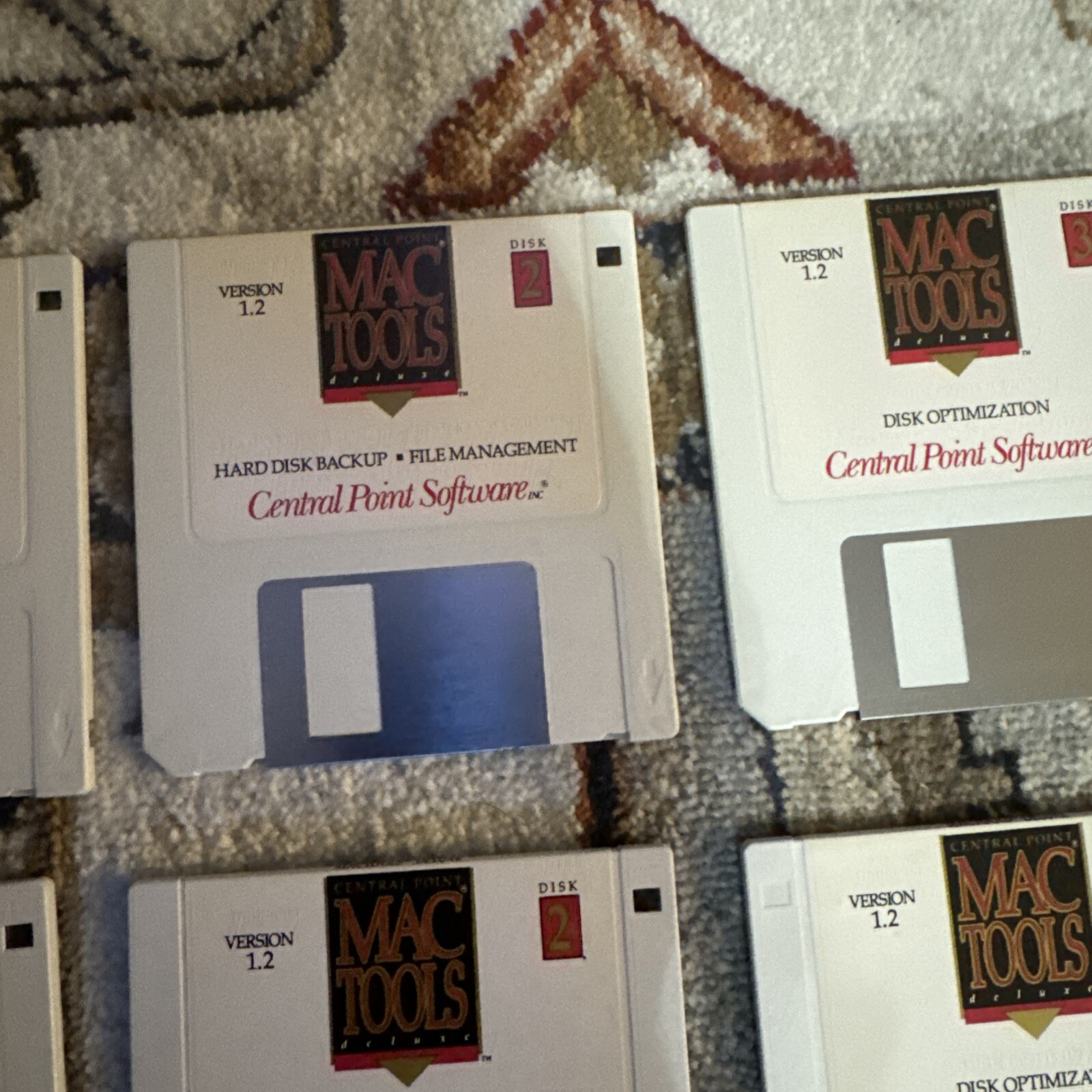 Central Point Software Mac Tools Deluxe 3.5” Floppy Disks Apple Macintosh 1.2