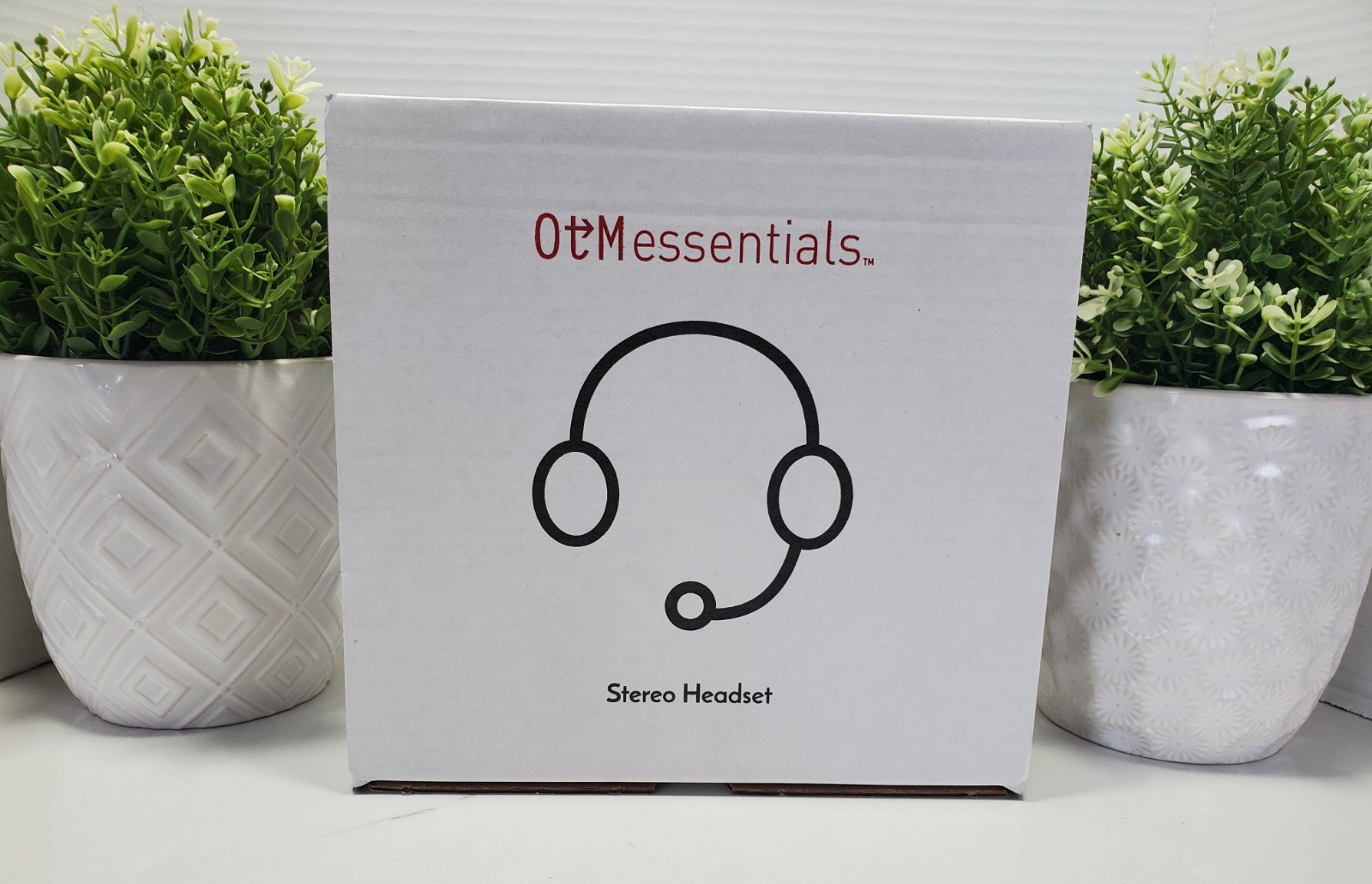 OTM Essentials Stereo Computer Headset, Over-the-Head, Black (OB-AOK) 🎧 New