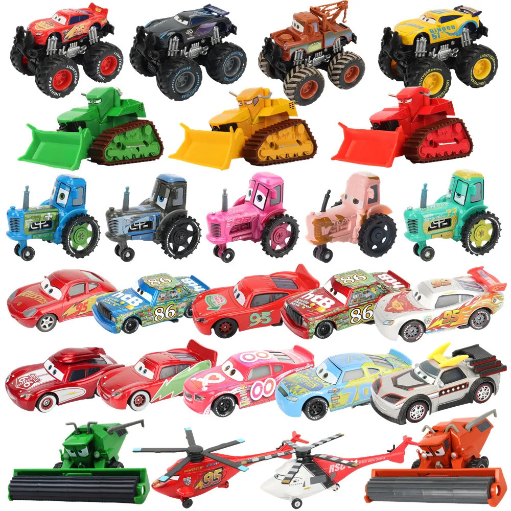 Disney Pixar Cars Diecast Lightning McQueen 1:55 Diecast Model Car Toys Boy Gift