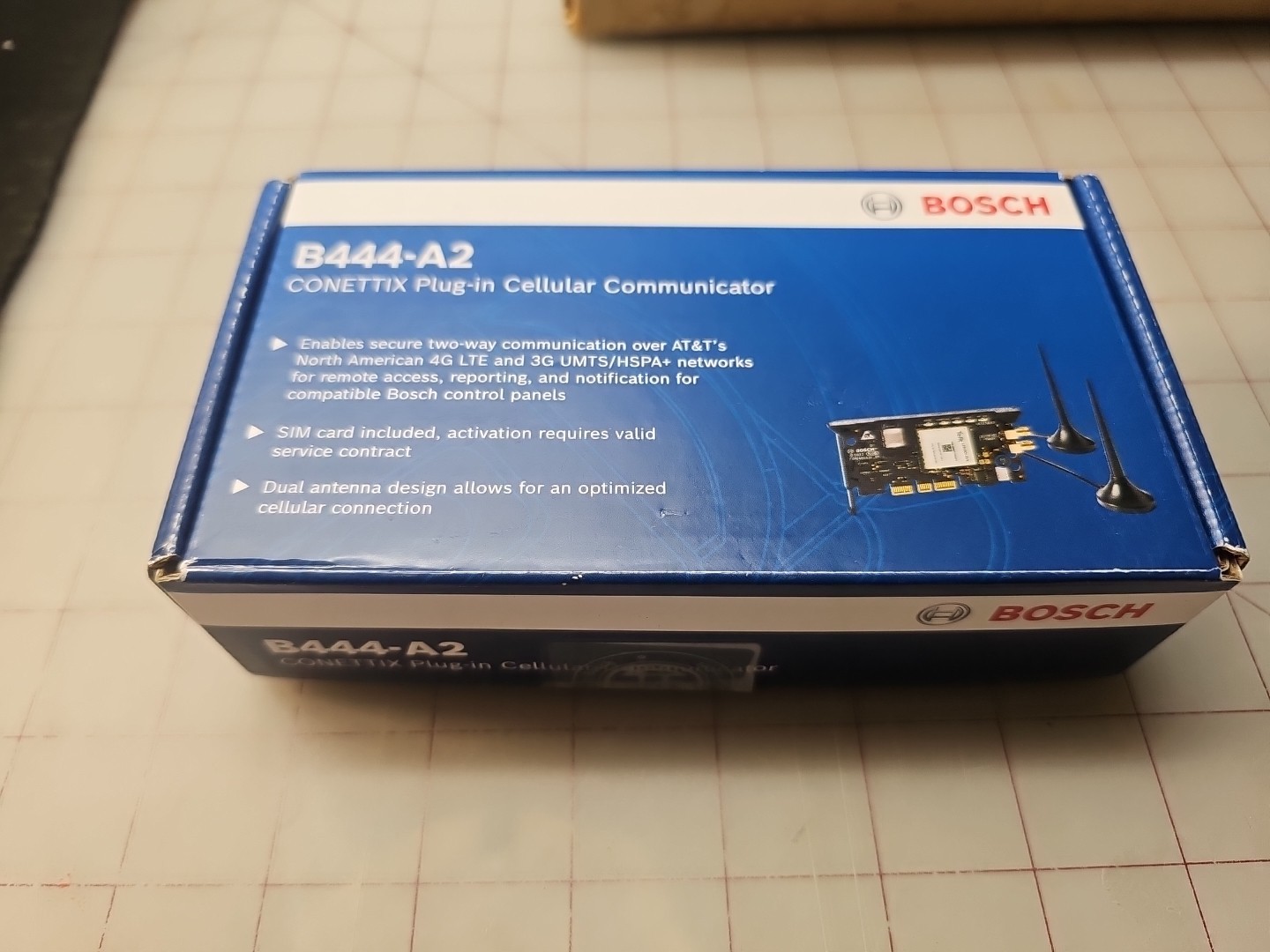 Bosch B450 Conettix Plug-In Cellular Communicator Interface. Open Box, New
