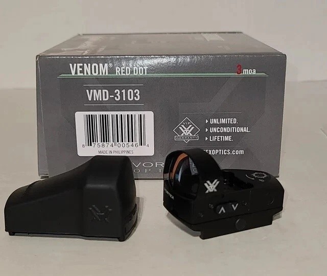New Original Vortex Venom-Mini Micro Reflex Red Dot Sight-3 MOA Black (VMD-3103)