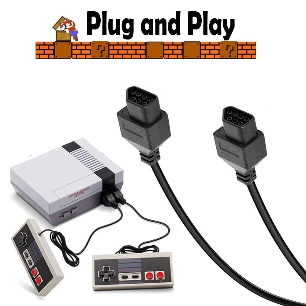 REPLACEMENT Controller For NES-004 Original Nintendo NES Vintage Console Wired