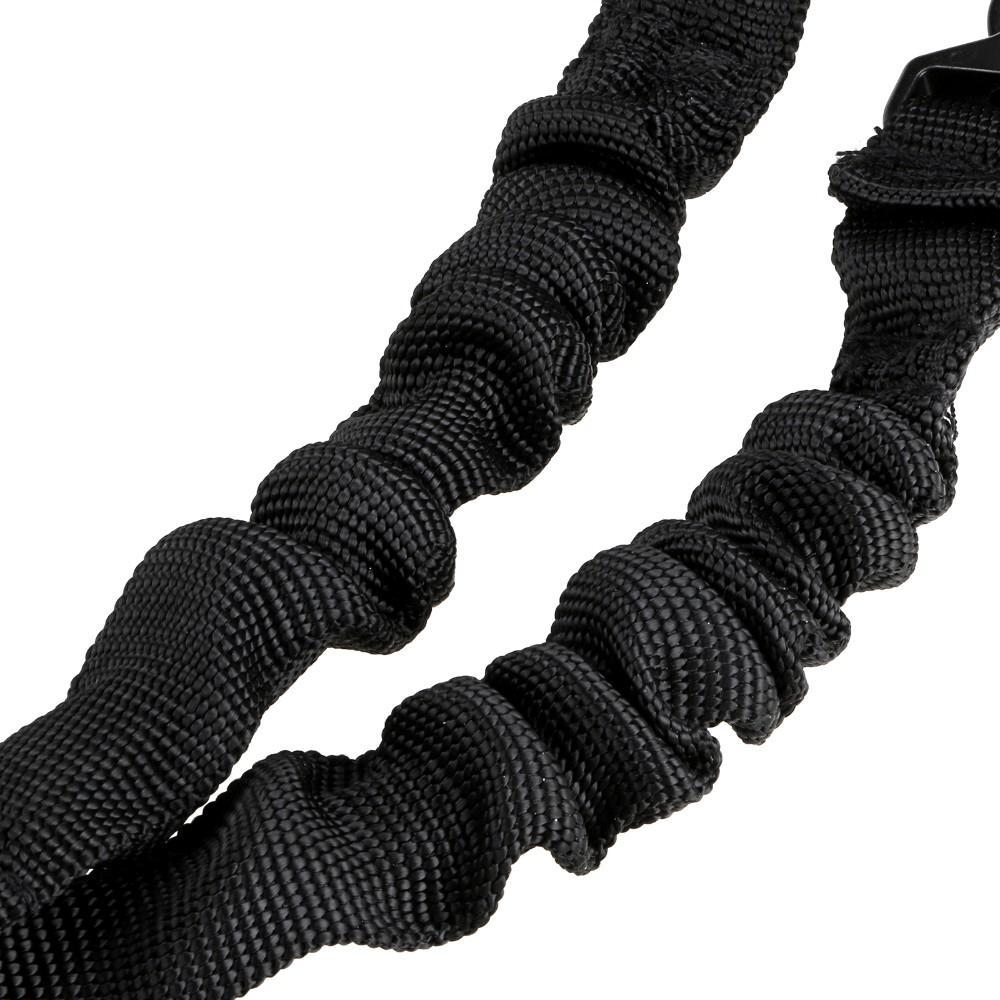 Tactical One Single Point Sling Adjustable Bungee Rifle Gun Sling Strap System