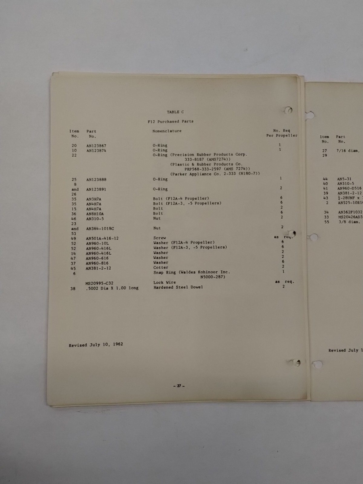 Flottorp Propellers Inspection & Maintenance & Overhaul Manual-Original
