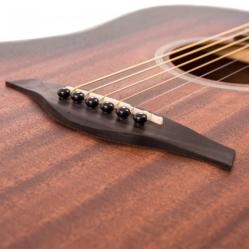 MusicianAtHeart UNBLEACHED BONE SADDLE for Oscar Schmidt Acoustic Guitar Bridge