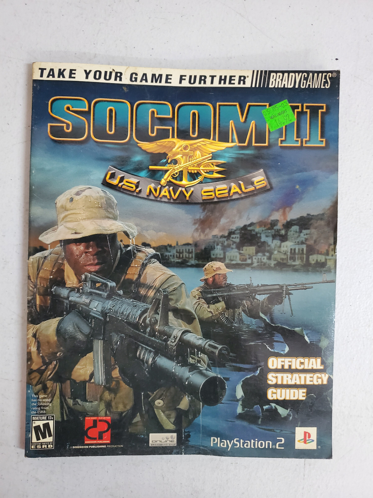 SOCOM II: US Navy Seals - Brady Games Official Strategy Guide PlayStation 2