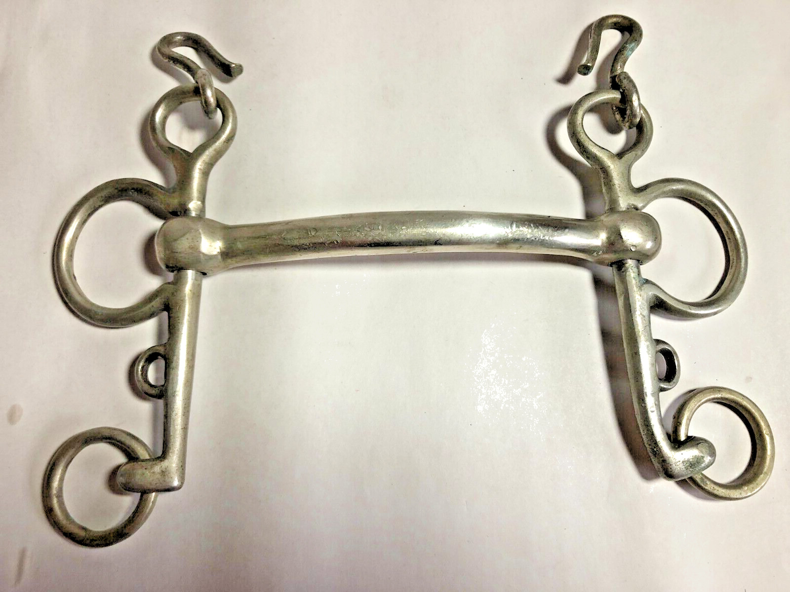 Never Rust England 5" Shank Pelham Bit Stainless Horse Bit - 5" Mouth