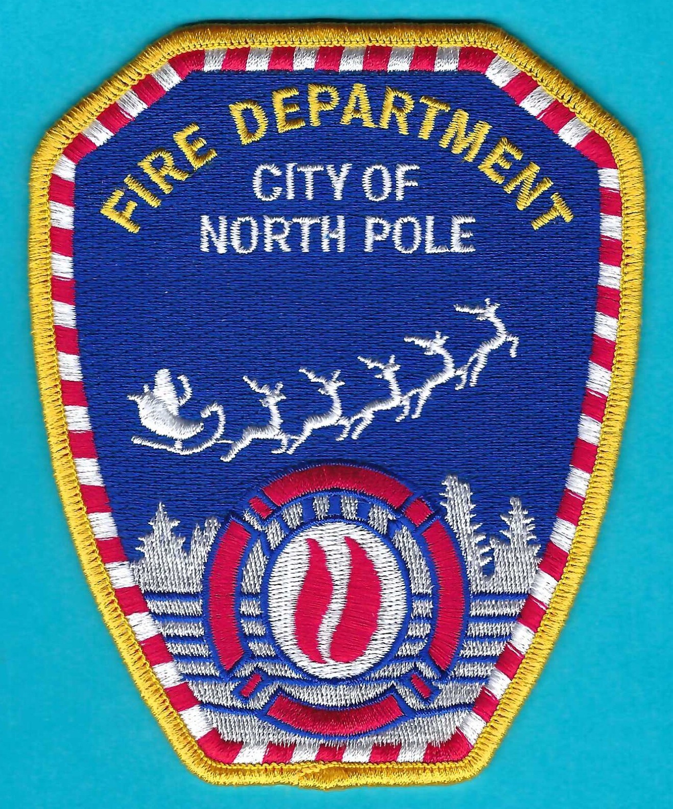 NORTH POLE ALASKA FIRE RESCUE PATCH NEW STYLE