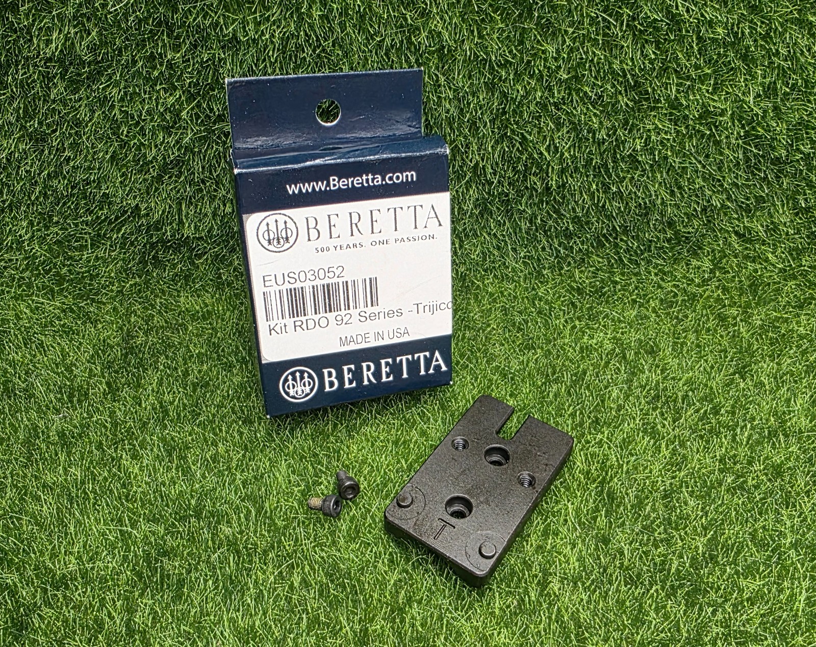 Beretta OEM 90/92 Series Red Dot Optic Plate, Trijicon RMR Footprint #EUS03052