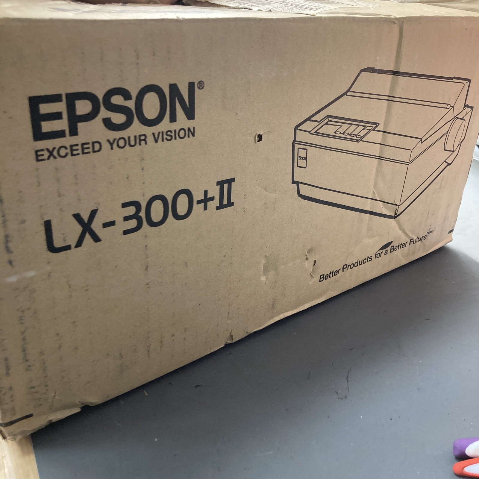 Epson Lx-300+Ii Workgroup Dot Matrix Printer New Factory Tape USB Parallel