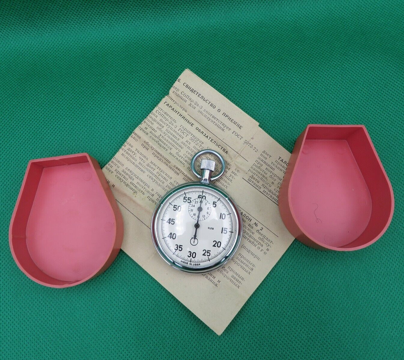 Mechanical Stopwatch Vintage Soviet USSR