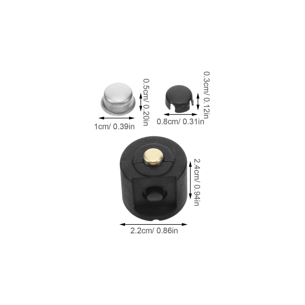 12 Sets Boot Cover for Push Button Switch Flashlight Soft End Cap