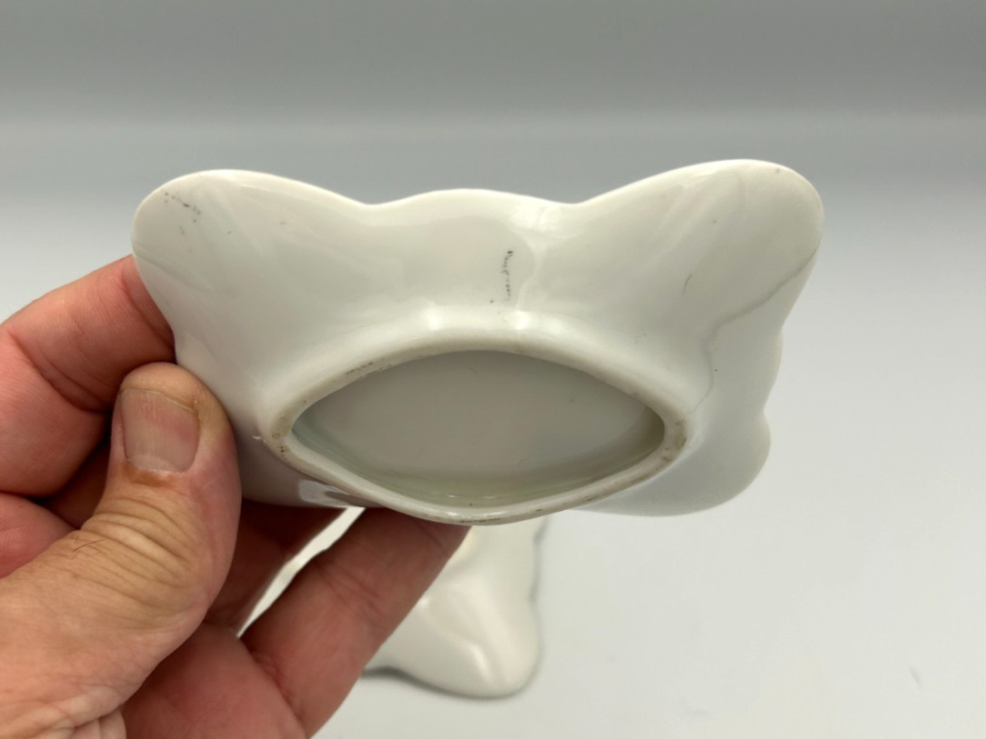 White Gold Accent Leaf Trinket Dishes
