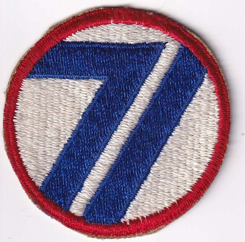 71st Infantry Division patch real WWII era make unissued