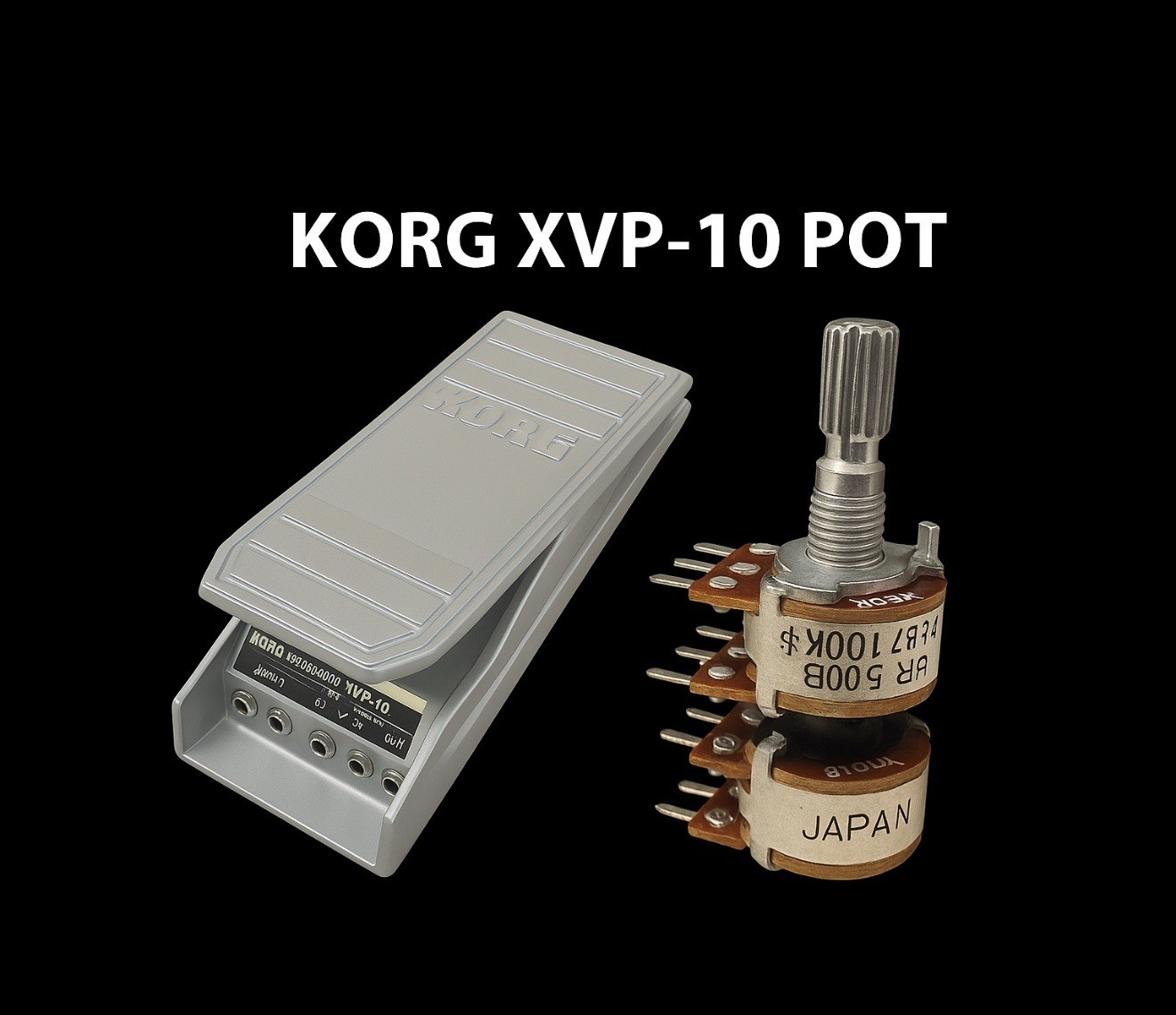 KORG XVP-10 Expression Pot Dual Rotary 50KB/100KB (potentiometer)