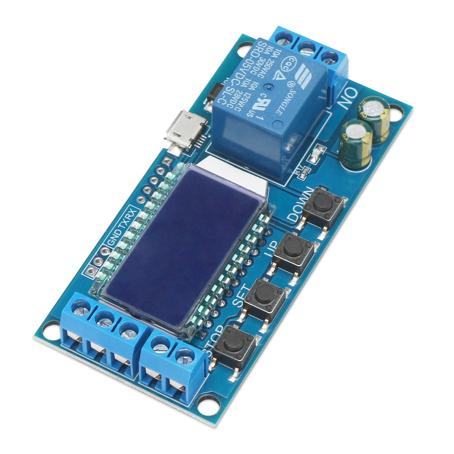 Timer Relay - 5V/12V/24V Time Delay Relay Switch Delay-Off Cycle Timer 0.01S-999