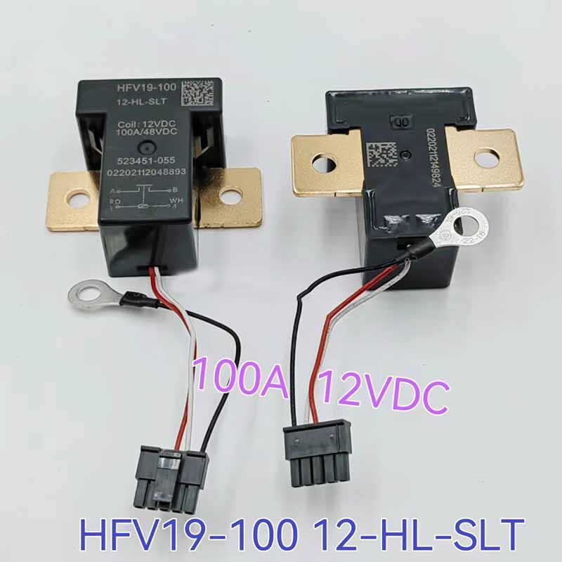 NEW HFV19-100 12-HL-SLT 12-HL-ST 12VDC 100A/48VDC Relay