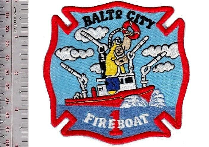 Fire Boat Baltimore Fire Department Fort McHenry Fireboat 1 Marine Uni NO TARIFF