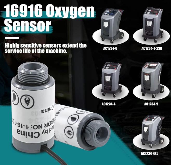 16916 Oxygen Sensor for Robinair R-1234yf Machine Replacement Oxygen Sensor US