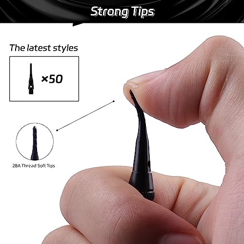 Darts Plastic Tip,Soft Tip Darts Set,12 Pcs 18 Gram with 50 Extra Dart Tips