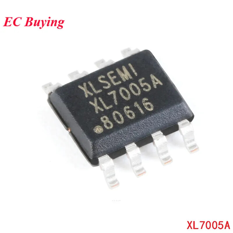 10 Pcs XL7005 Buck Step-Down DC Power Converter, 0.4A, 150KHz, SOP-8 Package