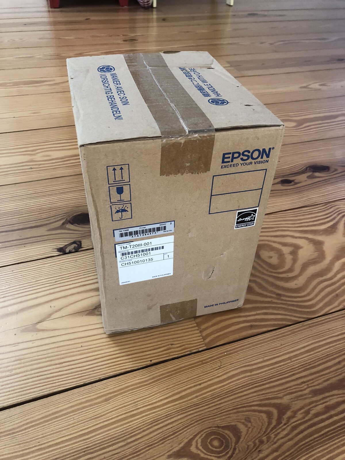 NEW Epson TM-T20III Receipt Printer (C31CH51001) USB & Serial
