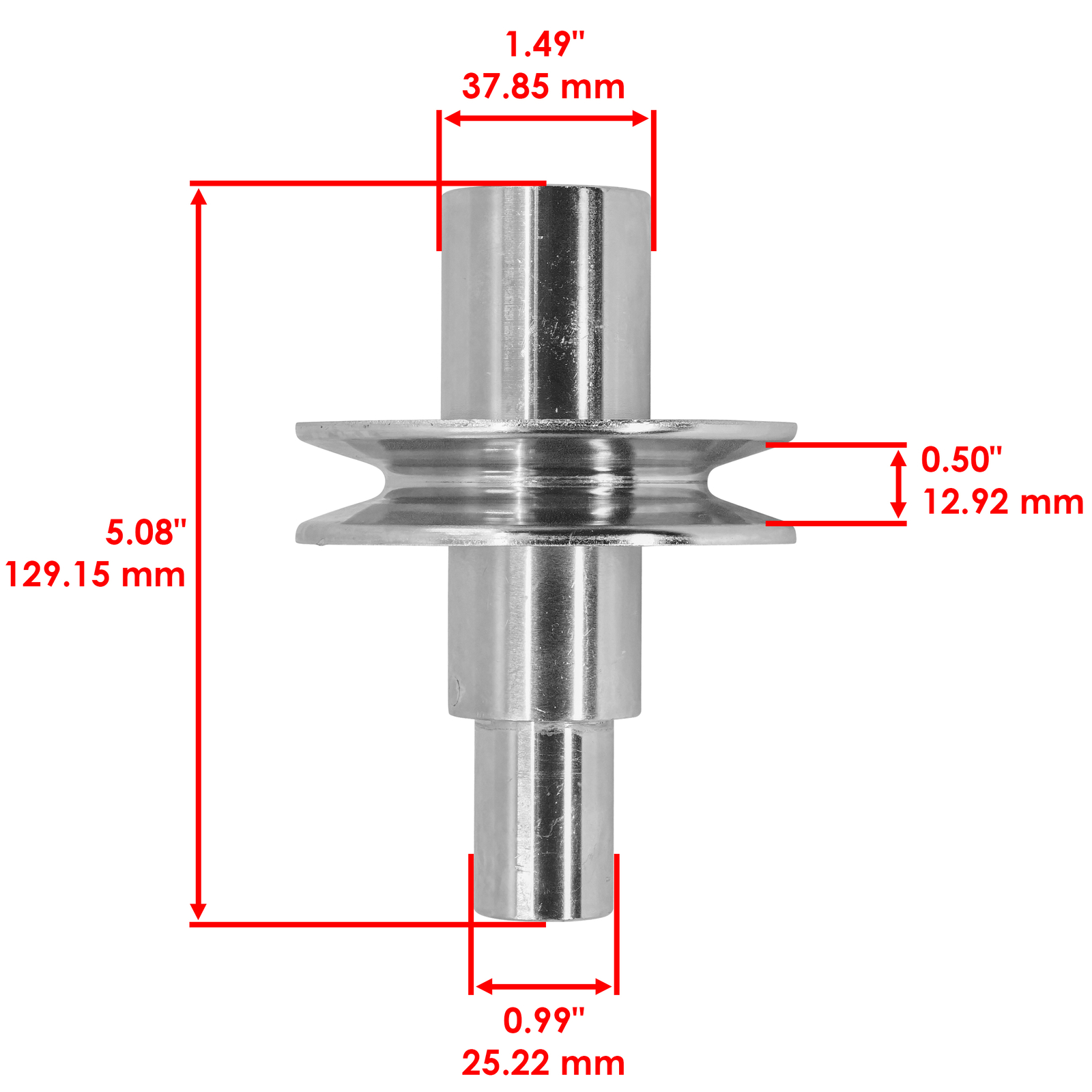 Caltric Engine Pulley For Husqvarna 532175414 175414