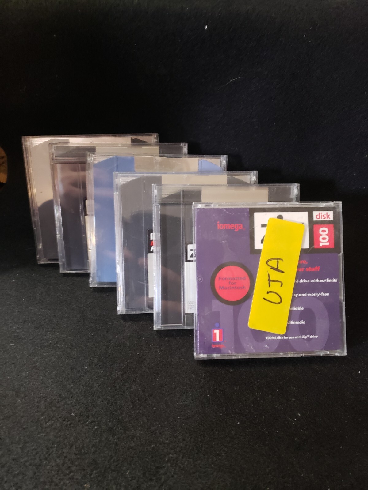 6 - Iomega Zip Disk 100 MB With hard case (Previously Used) Free Shipping