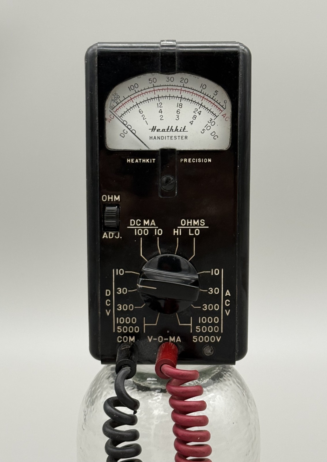 Heathkit Handitester-1940s Bakelight, Clear Window, Tested, Accurate.