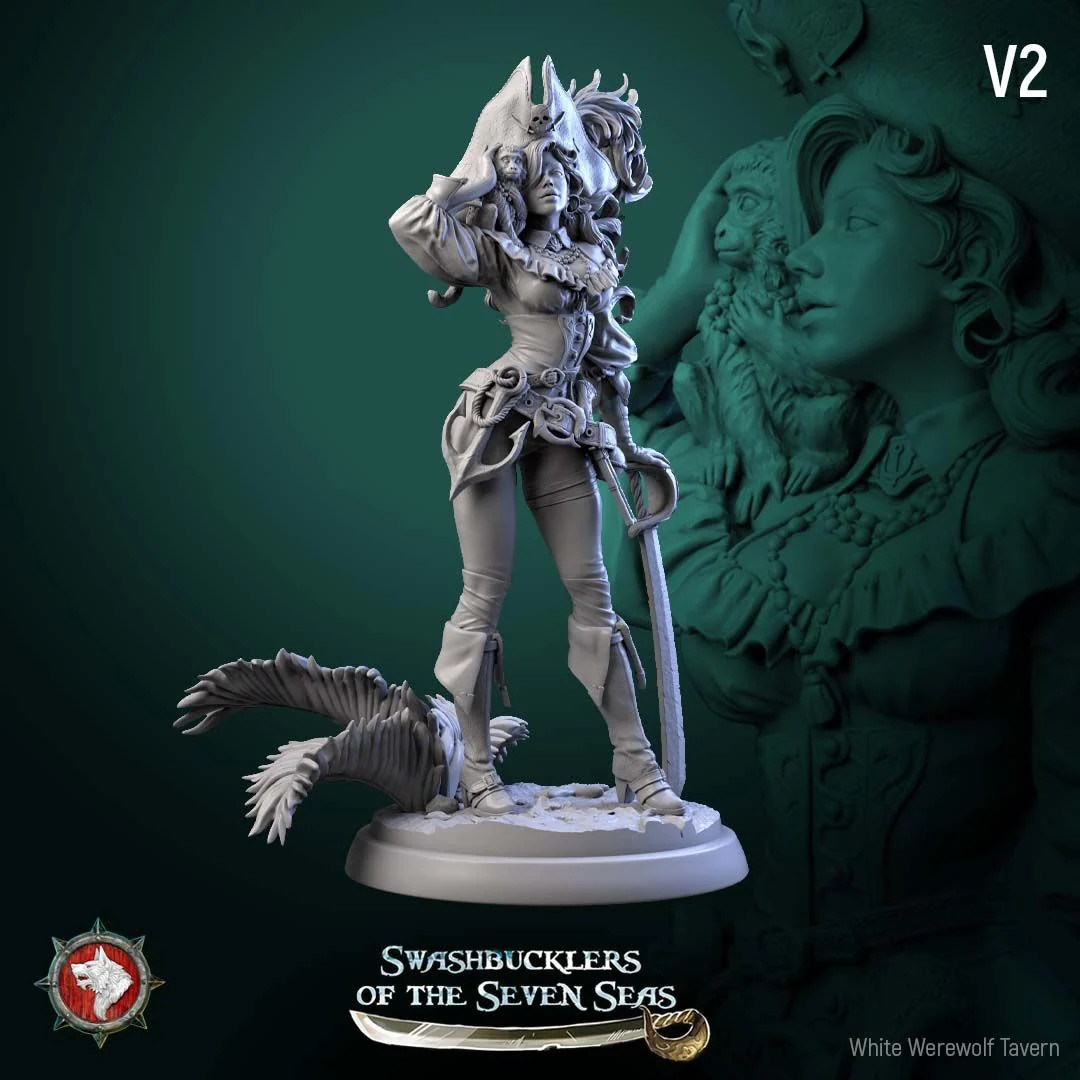 Elisa Stormbreaker - Resin Tabletop Miniature
