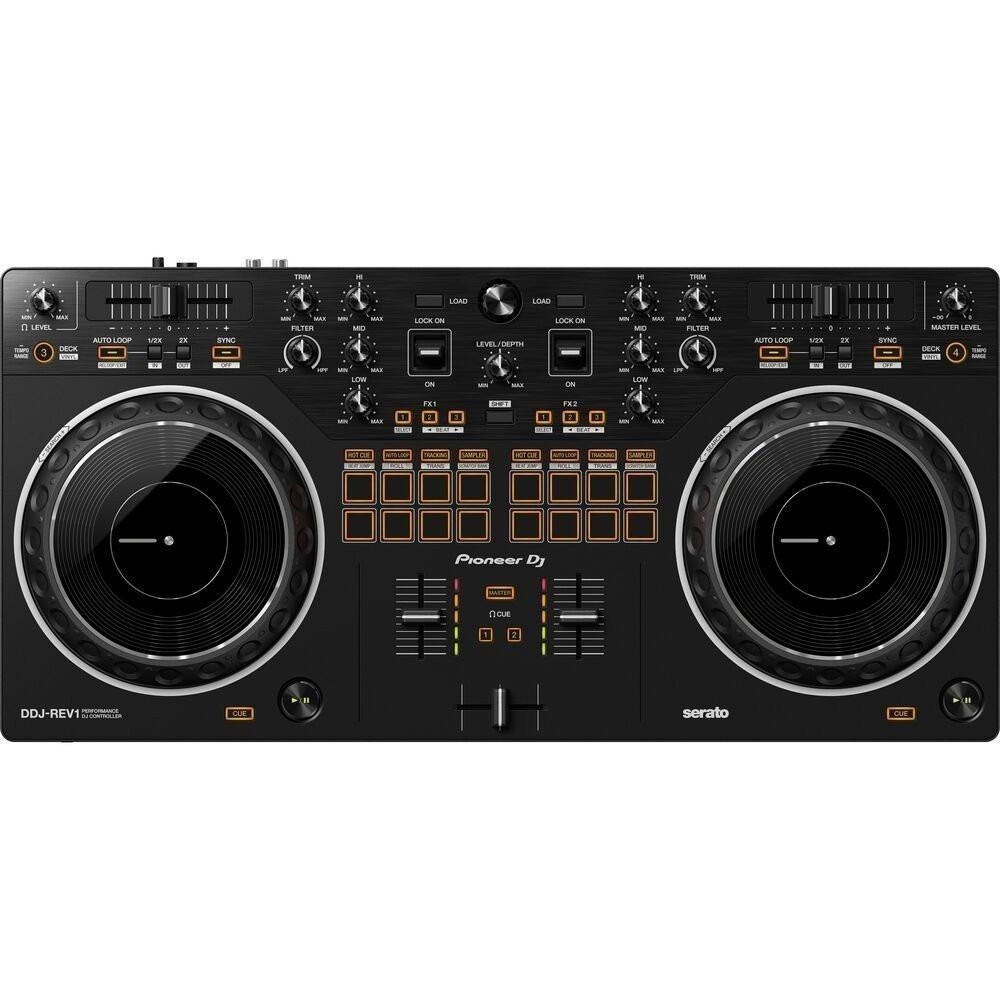 Hal Leonard DJ Starter Pack with Pioneer DDJ-REV1 Controller+headphones+Learn...
