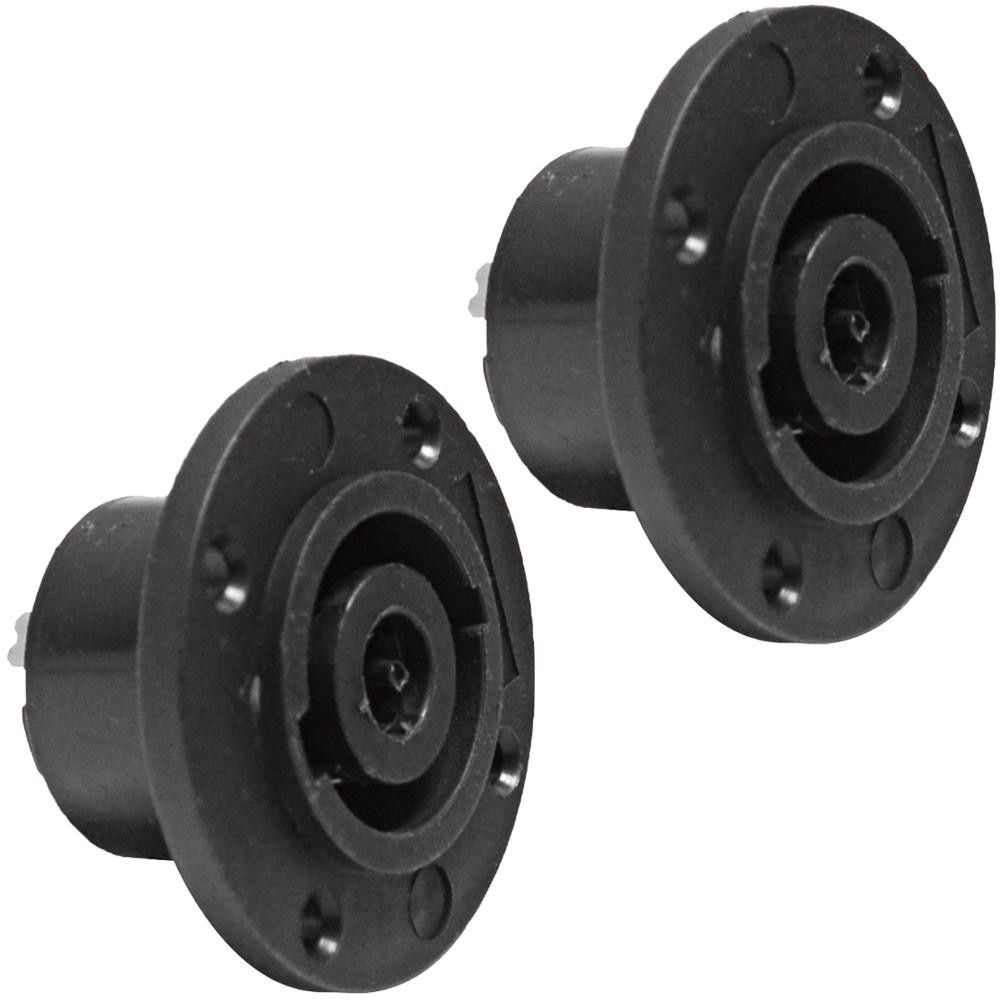 SAPT10 2 Pack 8 Pole Speakon Panel Connector