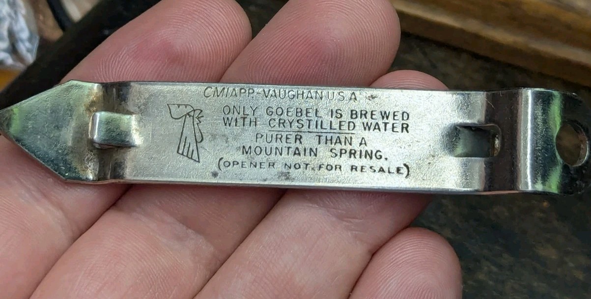 Goebel Beer 22 Bottle Opener