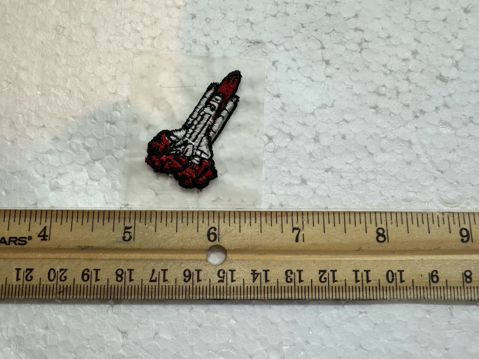 Vintage TINY Space Shuttle Sticky Patch